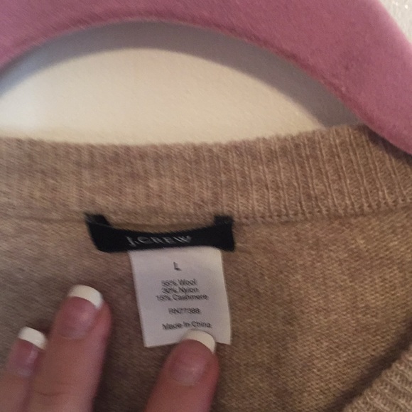 J.Crew Wheat / Tan Cardigan with Long Sleeves - Picture 2 of 2